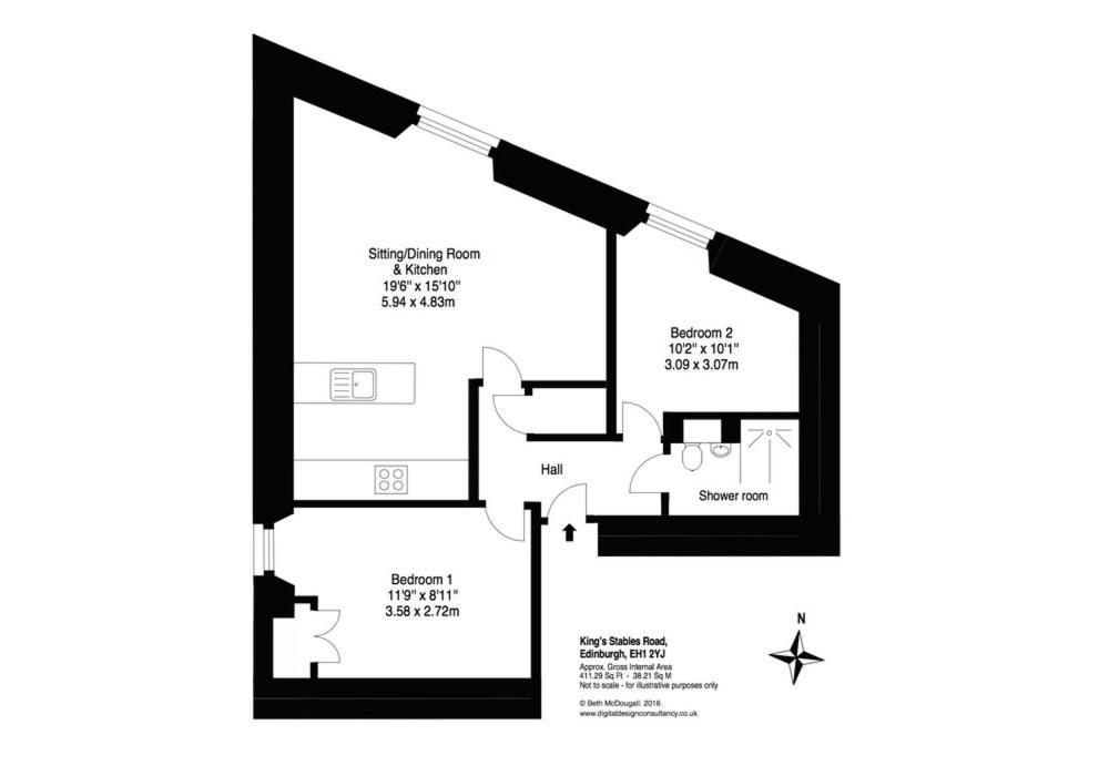 Castle Suite 2 Old Town Edinburg Exteriör bild